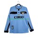 SS Lazio Retro Koszulka Męska Domowy 1998 1999 Długie Rękawy