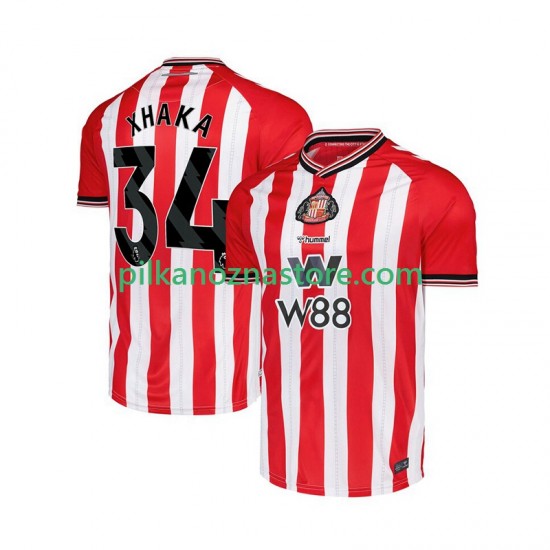 Sunderland Granit Xhaka 34 Koszulka Męska Domowy 2025-2026 Krótkie Rękawy