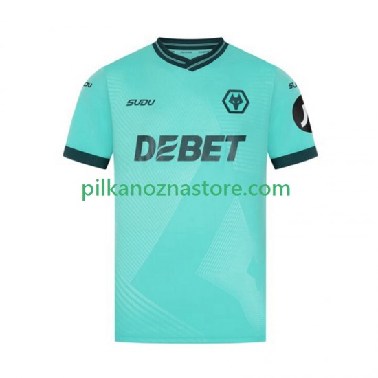 Wolverhampton Wanderers Koszulka Męska Wyjazdowy 2025-2026 Krótkie Rękawy
