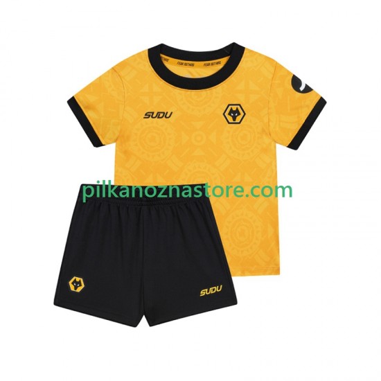 Wolverhampton Wanderers dla Dzieci Koszulka Domowy 2025-2026 Krótkie Rękawy