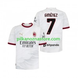 AC Milan Gimenez 7 Koszulka Męska Wyjazdowy 2026-2027 Krótkie Rękawy