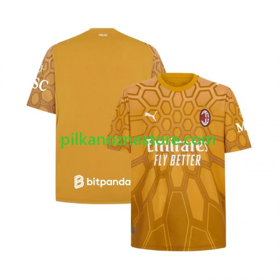 Strój Bramkarski AC Milan Koszulka Męska Domowy 2026-2027 Krótkie Rękawy