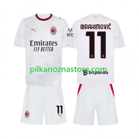 AC Milan dla Dzieci Ibrahimović 11 Koszulka Wyjazdowy 2026-2027 Krótkie Rękawy