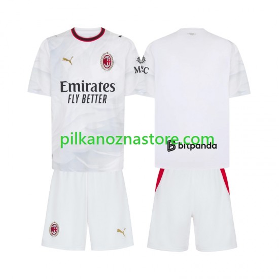 AC Milan dla Dzieci Koszulka Wyjazdowy 2026-2027 Krótkie Rękawy