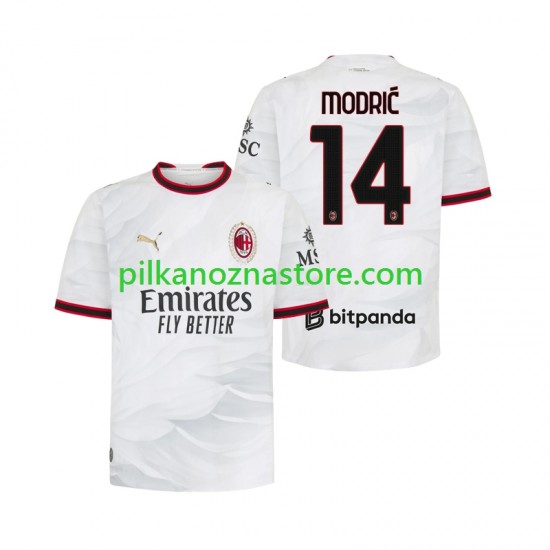 AC Milan Modrić Luka 14 Koszulka Męska Wyjazdowy 2026-2027 Krótkie Rękawy