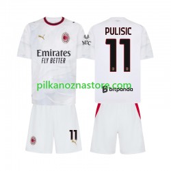 AC Milan dla Dzieci Pulisic 11 Koszulka Wyjazdowy 2026-2027 Krótkie Rękawy