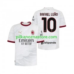 AC Milan Rafael Leao 10 Koszulka Męska Wyjazdowy 2026-2027 Krótkie Rękawy