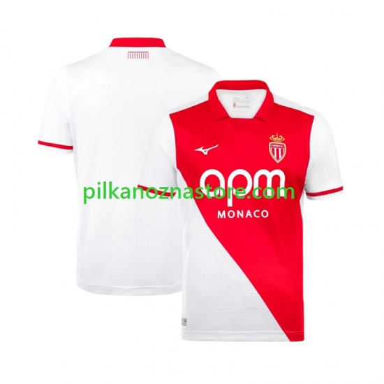 AS Monaco Koszulka Męska Domowy 2026-2027 Krótkie Rękawy