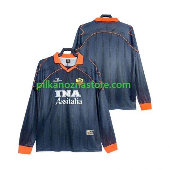 AS Roma 2000 Retro Koszulka Męska Trzeci 1999 Długie Rękawy