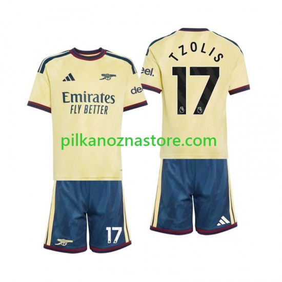 Arsenal dla Dzieci Christos Tzolis 17 Koszulka Trzeci 2026-2027 Krótkie Rękawy