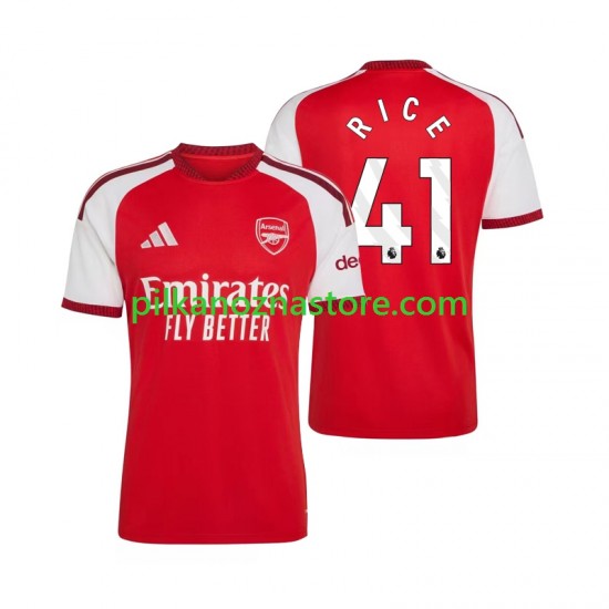 Arsenal Declan Rice 41 Koszulka Męska Domowy 2026-2027 Krótkie Rękawy