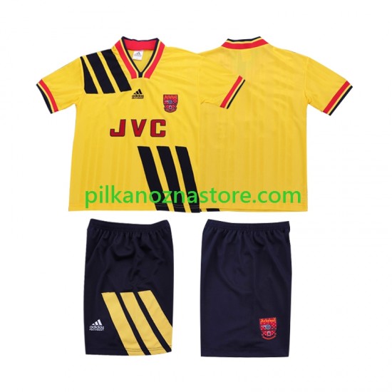 Arsenal dla Dzieci 1993 Retro Koszulka Wyjazdowy 1994 Krótkie Rękawy