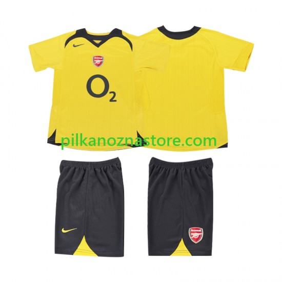 Arsenal dla Dzieci 2005 Retro Koszulka Wyjazdowy 2006 Krótkie Rękawy