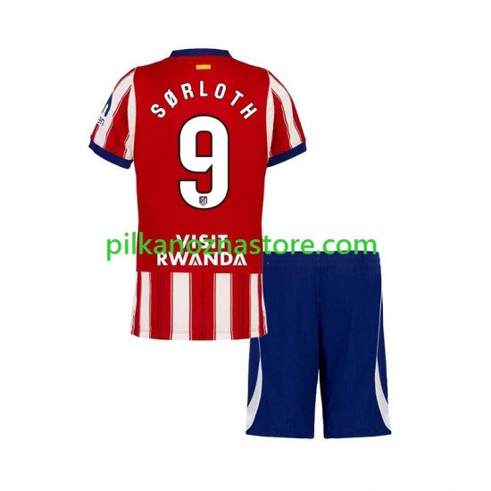 Atlético Madryt dla Dzieci Alexander Sorloth 9 Koszulka Domowy 2026-2027 Krótkie Rękawy