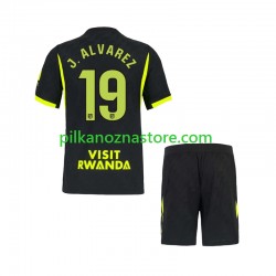 Atlético Madryt dla Dzieci Julian Alvarez 19 Koszulka Wyjazdowy 2026-2027 Krótkie Rękawy