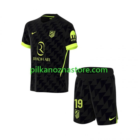 Atlético Madryt dla Dzieci Julian Alvarez 19 Koszulka Wyjazdowy 2026-2027 Krótkie Rękawy