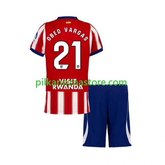 Atlético Madryt dla Dzieci Obed Vargas 21 Koszulka Domowy 2026-2027 Krótkie Rękawy