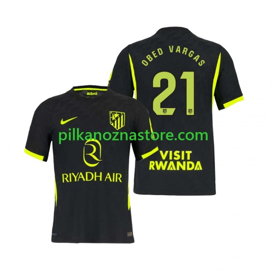 Atlético Madryt Obed Vargas 21 Koszulka Męska Wyjazdowy 2026-2027 Krótkie Rękawy