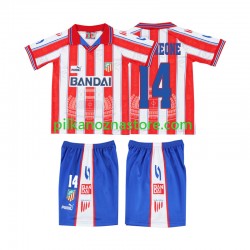 Atlético Madryt dla Dzieci SIMEONE 14 1996 1997 Retro Koszulka Domowy Krótkie Rękawy Atlético Madryt dla Dzieci SIMEONE 14 1996 1997 Retro Koszulka Domowy Krótkie Rękawy