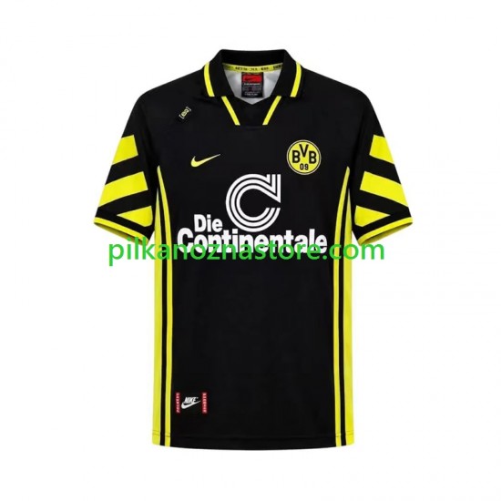 Borussia Dortmund 1996 Retro Koszulka Męska Wyjazdowy Krótkie Rękawy