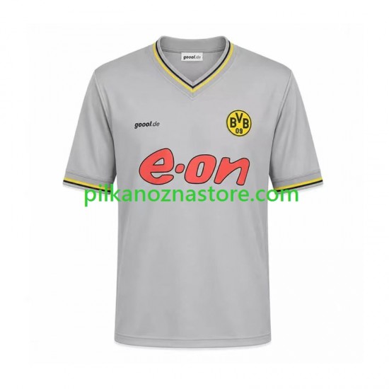 Borussia Dortmund Retro Koszulka Męska Wyjazdowy 2002 Krótkie Rękawy
