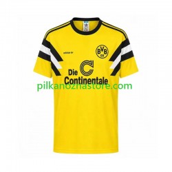 Borussia Dortmund 1989 Retro Koszulka Męska Domowy Krótkie Rękawy Borussia Dortmund 1989 Retro Koszulka Męska Domowy Krótkie Rękawy