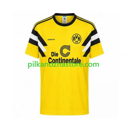 Borussia Dortmund 1989 Retro Koszulka Męska Domowy Krótkie Rękawy