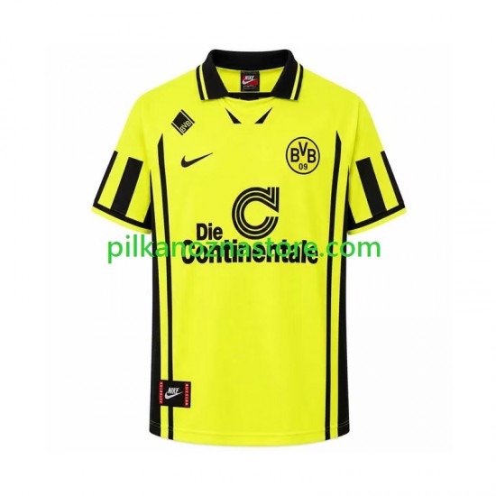 Borussia Dortmund 1996 Retro Koszulka Męska Domowy Krótkie Rękawy