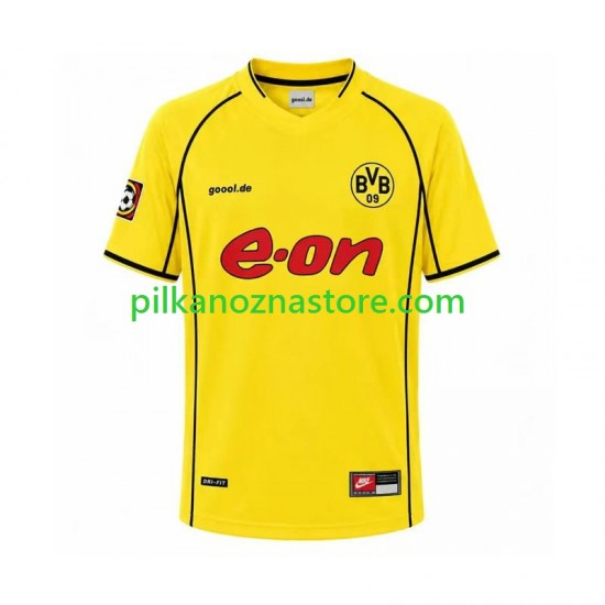 Borussia Dortmund Retro Koszulka Męska Domowy 2002 Krótkie Rękawy