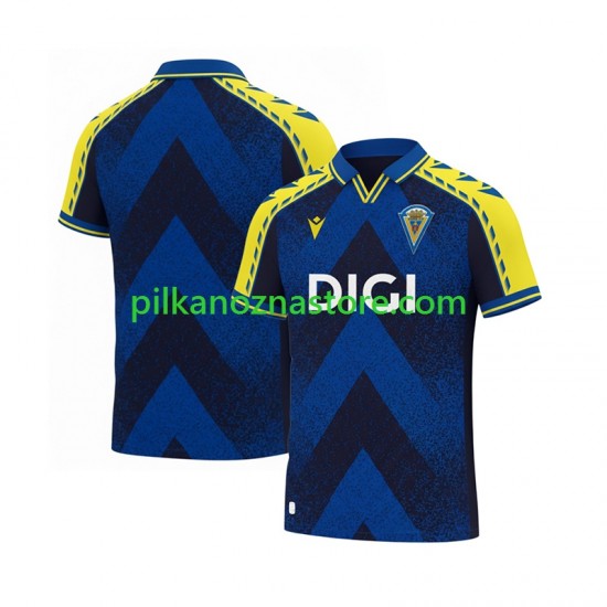 Cádiz CF Retro Koszulka Męska Domowy 2025-2026 Krótkie Rękawy