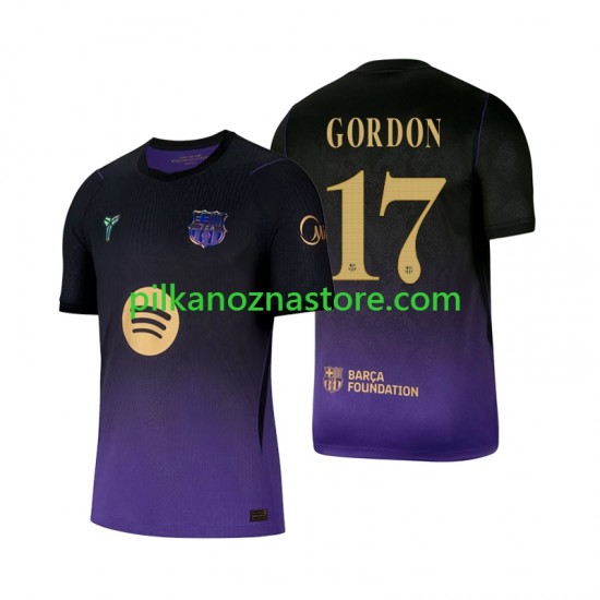 FC Barcelona Anthony Gordon 17 Koszulka Męska Wyjazdowy 2026-2027 Krótkie Rękawy
