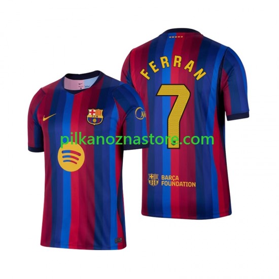 FC Barcelona Ferran Torres 7 Koszulka Męska Domowy 2026-2027 Krótkie Rękawy
