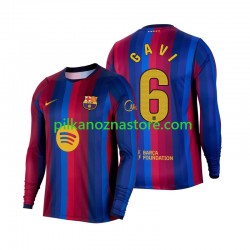 FC Barcelona Gavi 6 Koszulka Męska Domowy 2026-2027 Długie Rękawy