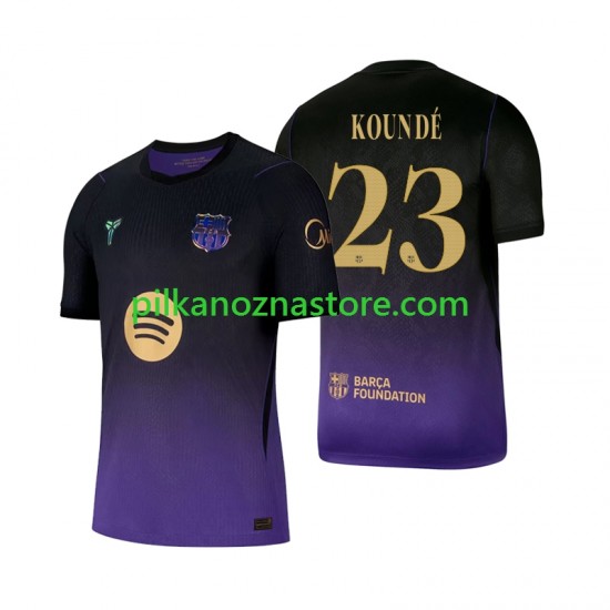FC Barcelona Jules Kounde 23 Koszulka Męska Wyjazdowy 2026-2027 Krótkie Rękawy