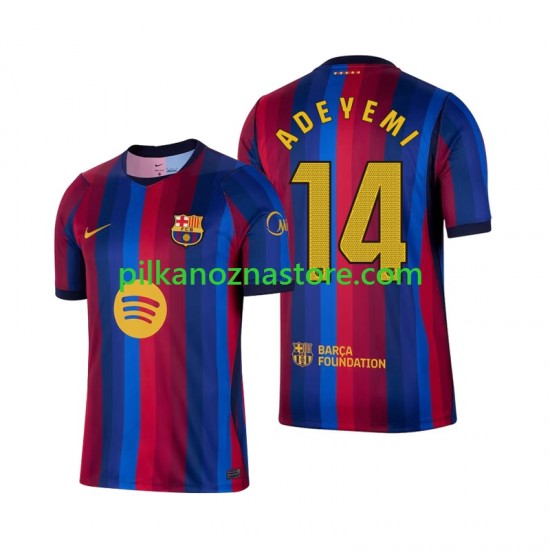 FC Barcelona Karim Adeyemi 14 Koszulka Męska Domowy 2026-2027 Krótkie Rękawy