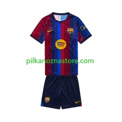 FC Barcelona dla Dzieci Koszulka Domowy 2026-2027 Krótkie Rękawy