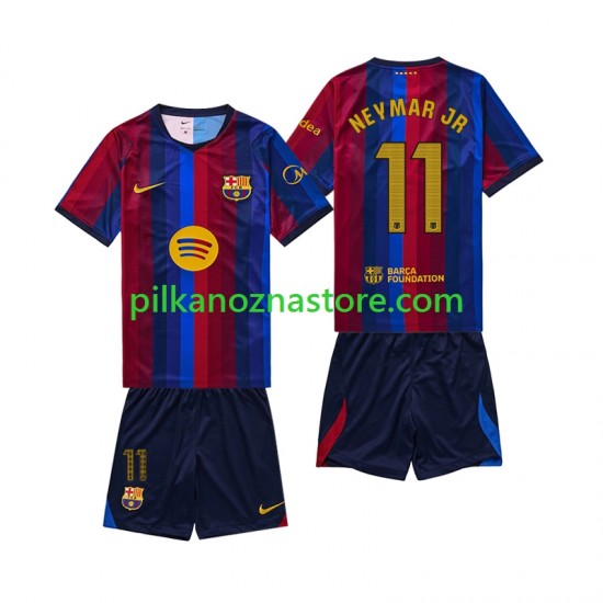 FC Barcelona dla Dzieci Neymar JR 11 Koszulka Domowy 2026-2027 Krótkie Rękawy