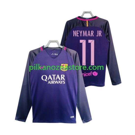 FC Barcelona Neymar JR 11 2016 2017 Retro Koszulka Męska Wyjazdowy Długie Rękawy