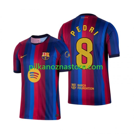 FC Barcelona Pedri 8 Koszulka Męska Domowy 2026-2027 Krótkie Rękawy