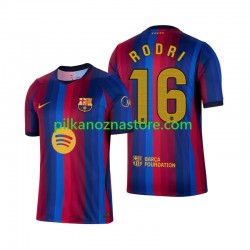FC Barcelona Rodri 16 Koszulka Męska Domowy 2026-2027 Krótkie Rękawy FC Barcelona Rodri 16 Koszulka Męska Domowy 2026-2027 Krótkie Rękawy