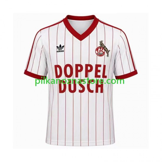 FC Köln 1982 1983 Retro Koszulka Męska Domowy Krótkie Rękawy