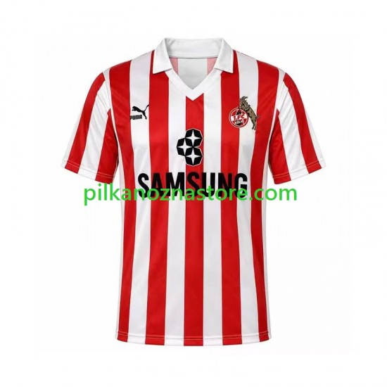 FC Köln 1988 1989 Retro Koszulka Męska Trzeci Krótkie Rękawy