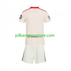 Sevilla FC dla Dzieci Retro Koszulka Domowy 2025-2026 Krótkie Rękawy