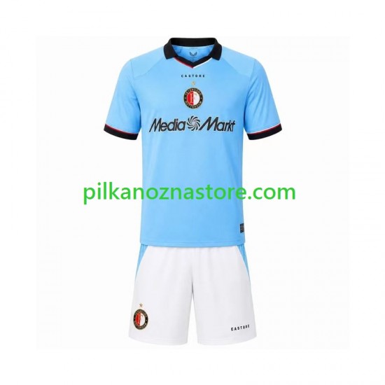 Feyenoord Rotterdam dla Dzieci Koszulka Wyjazdowy 2026-2027 Krótkie Rękawy
