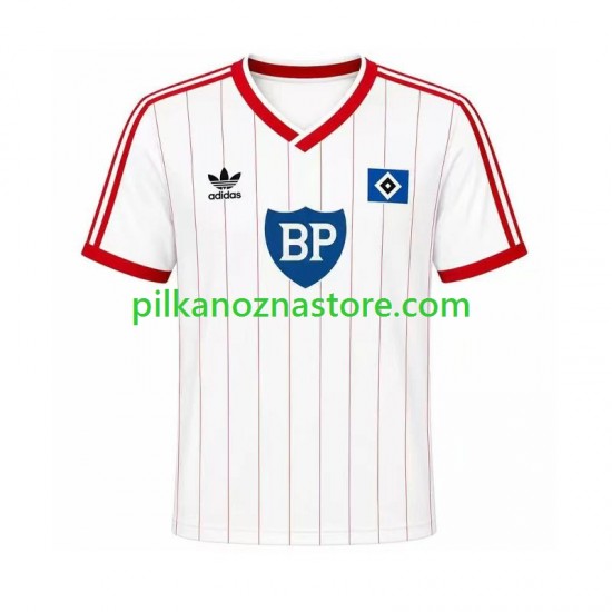 Hamburger SV 1984 Retro Koszulka Męska Domowy Krótkie Rękawy