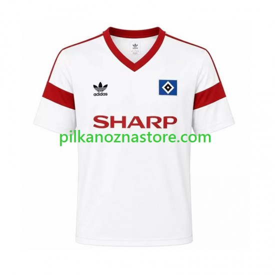 Hamburger SV 1988 Retro Koszulka Męska Domowy Krótkie Rękawy