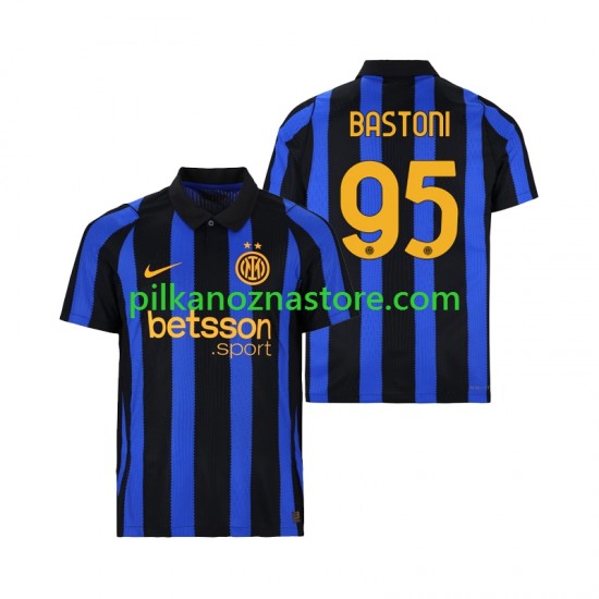Inter Mediolan Alessandro Bastoni 95 Koszulka Męska Domowy 2026-2027 Krótkie Rękawy