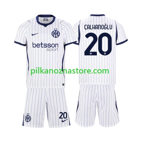 Inter Mediolan dla Dzieci Hakan Calhanoglu 20 Koszulka Wyjazdowy 2026-2027 Krótkie Rękawy