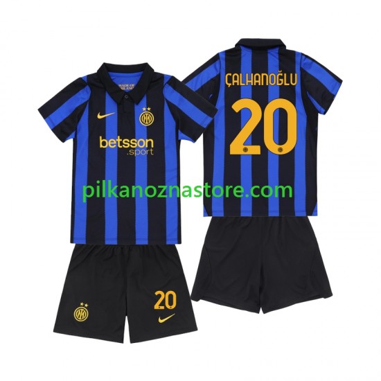 Inter Mediolan dla Dzieci Hakan Calhanoglu 20 Koszulka Domowy 2026-2027 Krótkie Rękawy