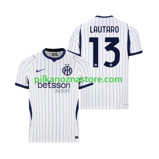 Inter Mediolan Lautaro Martinez 13 Koszulka Męska Wyjazdowy 2026-2027 Krótkie Rękawy